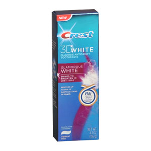 Crest 3D White Glamorous White Toothpaste - Vibrant Mint - 4.1oz
