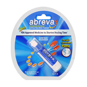 Abreva Cold Sore Cream - Pump 0.07 oz