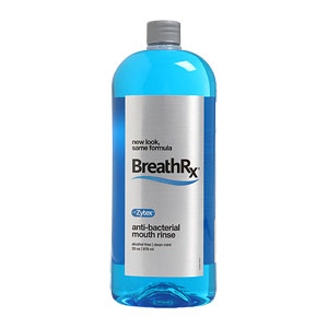 BreathRx Anti-Bacterial Mouth Rinse - 33 oz