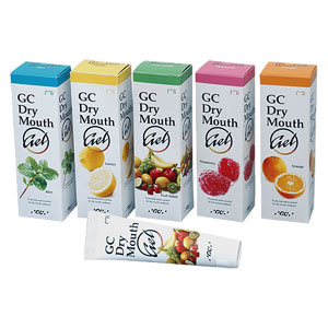 GC Dry Mouth Gel - Assorted Flavor - 5 tubes