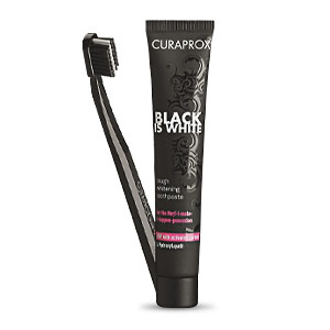 Curaprox Black Is White Toothpaste & Toothbrush Set