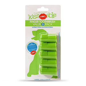 Kissable Finger Toothbrush - 5pk