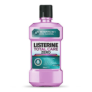 Listerine Total Care Zero Anticavity Mouthwash - Fresh Mint - 1L