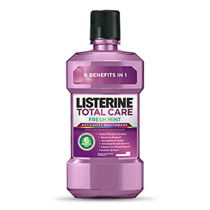 Listerine Total Care Anticavity Mouthwash - Fresh Mint - 500mL