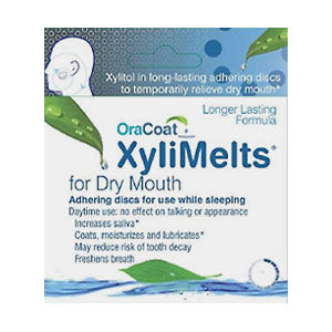 OraCoat XyliMelts for Dry Mouth - Mint - 80 Discs