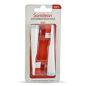 Soniclean Adult Brush Heads - 2pk