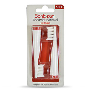 Soniclean Whitening Brush Heads - 2pk